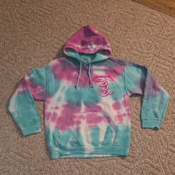 Hot Topic Tops - Metallica Tie Dye Hoodie Medium